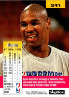 1992 SkyBox Byron Houston #341 Rookie