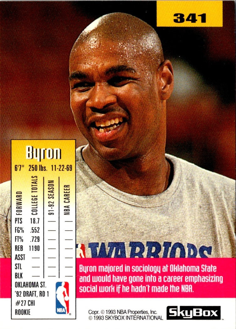 1992 SkyBox Byron Houston
