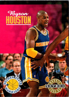 1992 SkyBox Byron Houston #341 Rookie