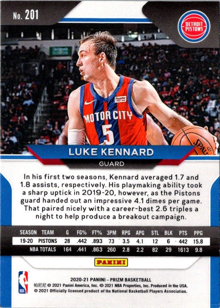 2020 Panini Prizm Luke Kennard