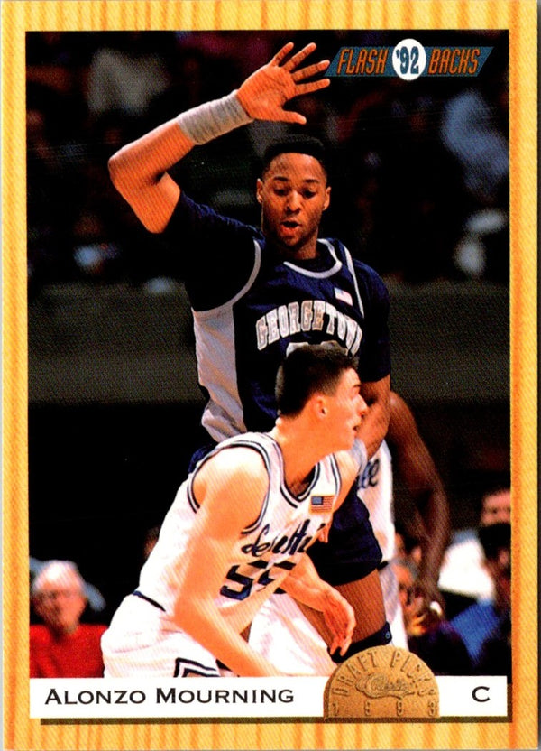 1993 Classic Draft Picks Gold Alonzo Mourning #105
