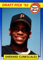 1992 Front Row Draft Picks Sherard Clinkscales #3