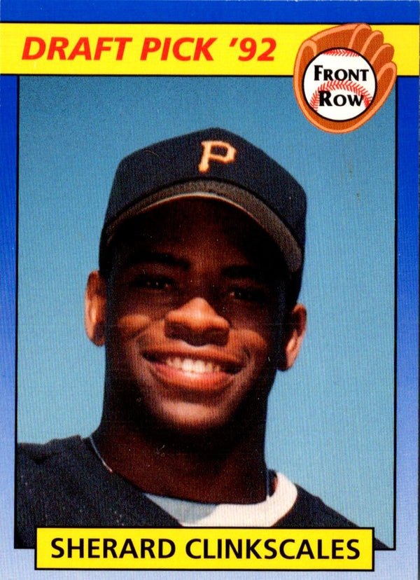 1992 Front Row Draft Picks Sherard Clinkscales #3