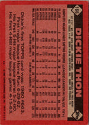 1986 Topps Dickie Thon
