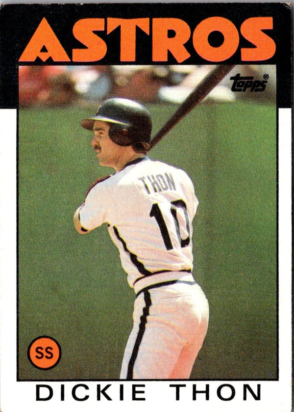 1986 Topps Dickie Thon #166