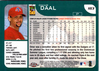 2001 Topps Chrome Omar Daal #183