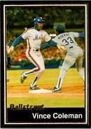 1991 Ballstreet Vince Coleman