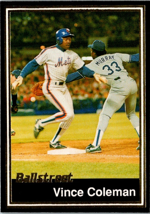 1991 Ballstreet Vince Coleman #46