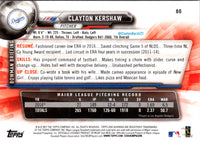 2017 Bowman Clayton Kershaw #80