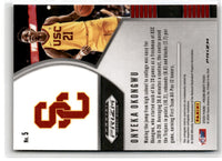 2020 Panini Prizm Draft Picks Collegiate Red Onyeka Okongwu #5