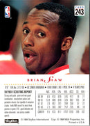 1993 SkyBox Brian Shaw