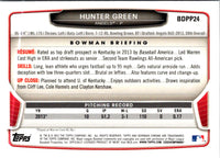 2013 Bowman Draft Picks & Prospects Chrome Hunter Green #BDPP24