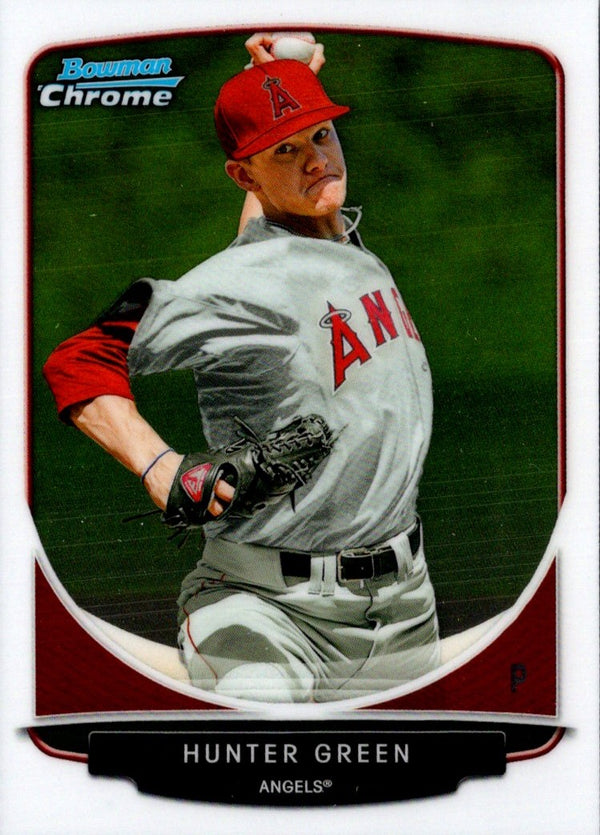 2013 Bowman Draft Picks & Prospects Chrome Hunter Green #BDPP24