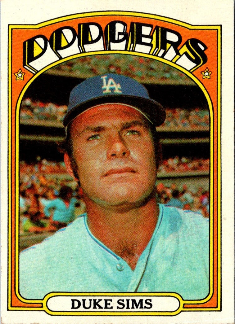 1972 Topps Duke Sims