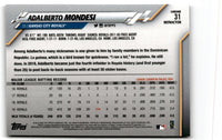 2020 Topps Chrome Adalberto Mondesi #31