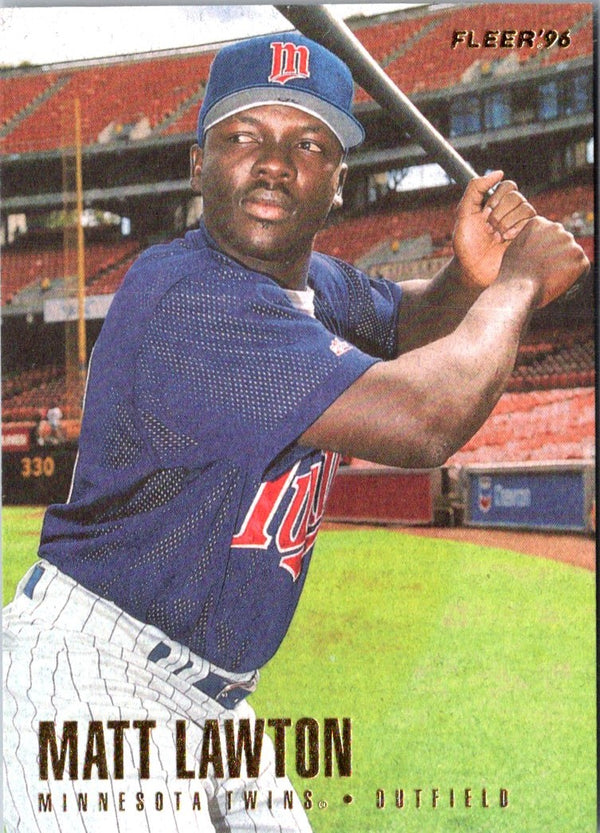 1996 Fleer Matt Lawton #167 Rookie