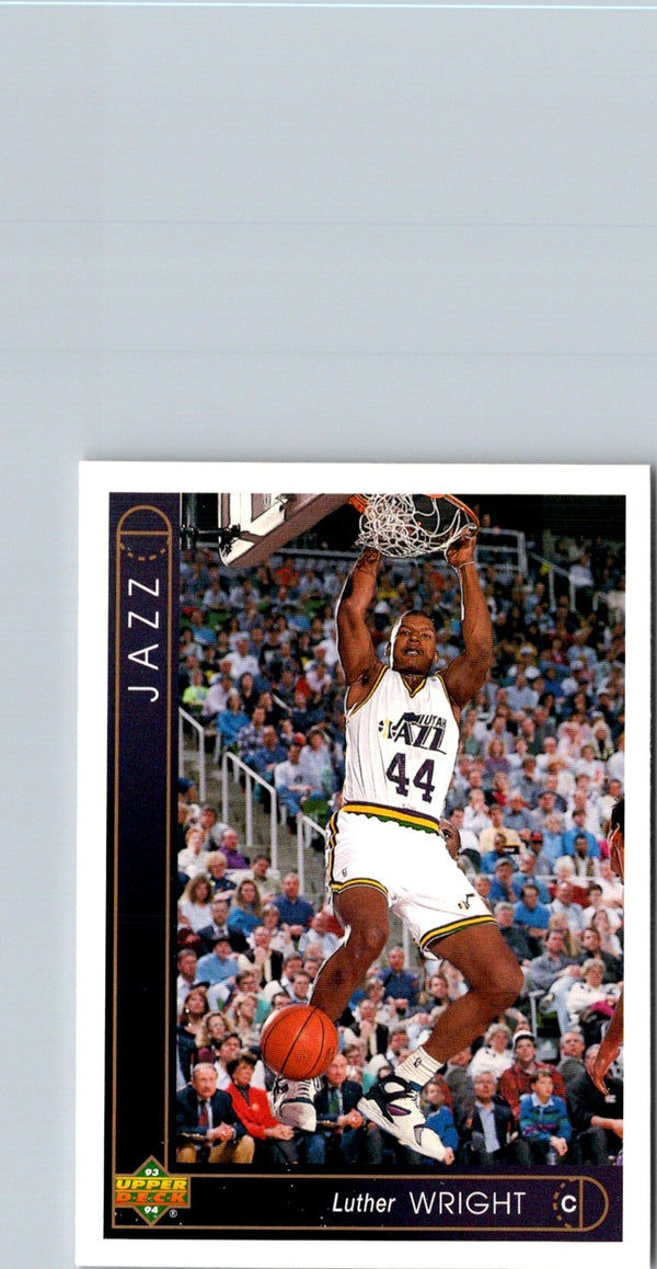 1993 Upper Deck Luther Wright #339
