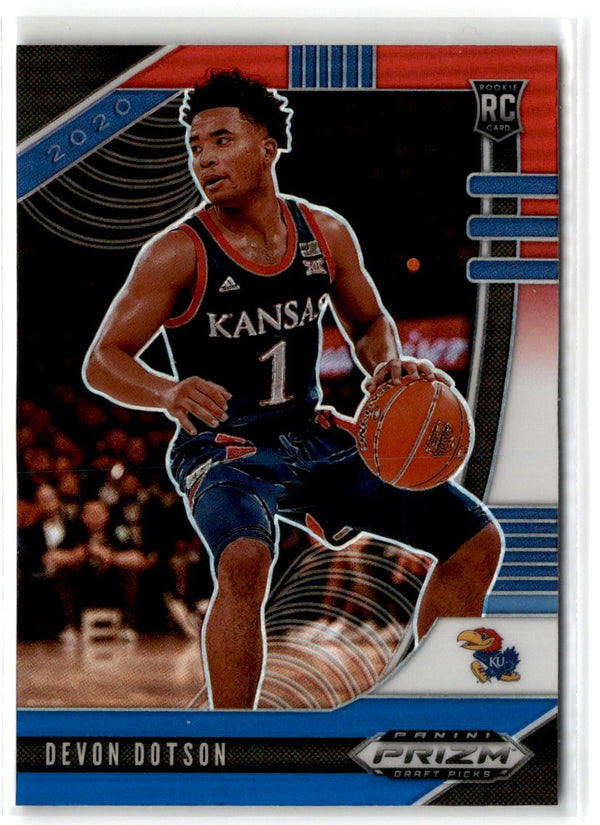 2020 Panini Prizm Draft Picks Collegiate Red Devon Dotson #32