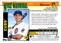 2021 Bowman Heritage Nick Madrigal #21 Rookie