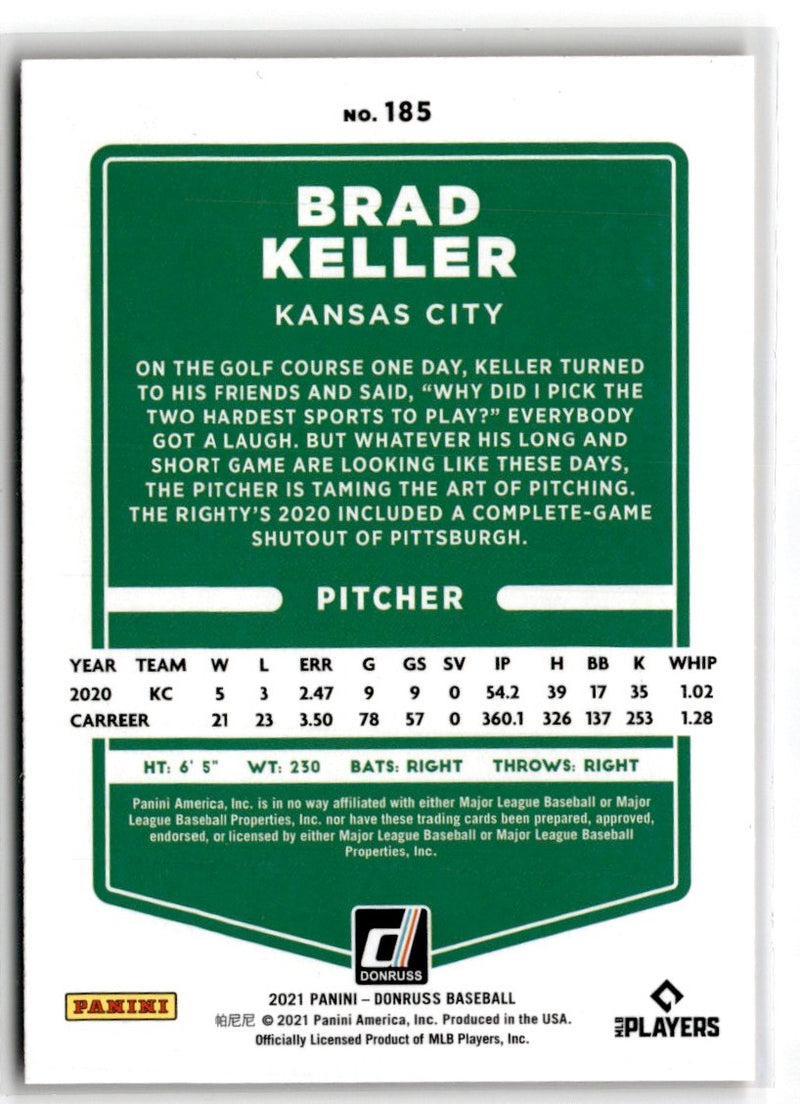 2021 Donruss Holo Red Brad Keller