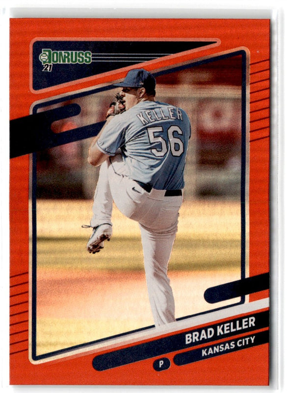 2021 Donruss Holo Red Brad Keller #185