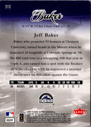 2007 Ultra Jeff Baker