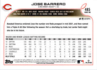 2022 Topps Jose Barrero #485