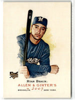 2007 Topps Allen & Ginter Ryan Braun #116