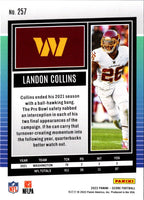 2022 Score Landon Collins #257