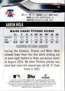 2021 Bowman Platinum Aaron Nola