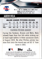 2021 Bowman Platinum Aaron Nola #39