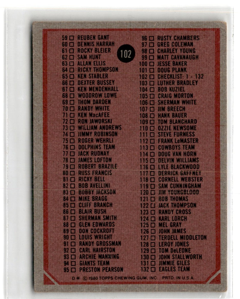 1976 Topps NFL Football Facts (II)