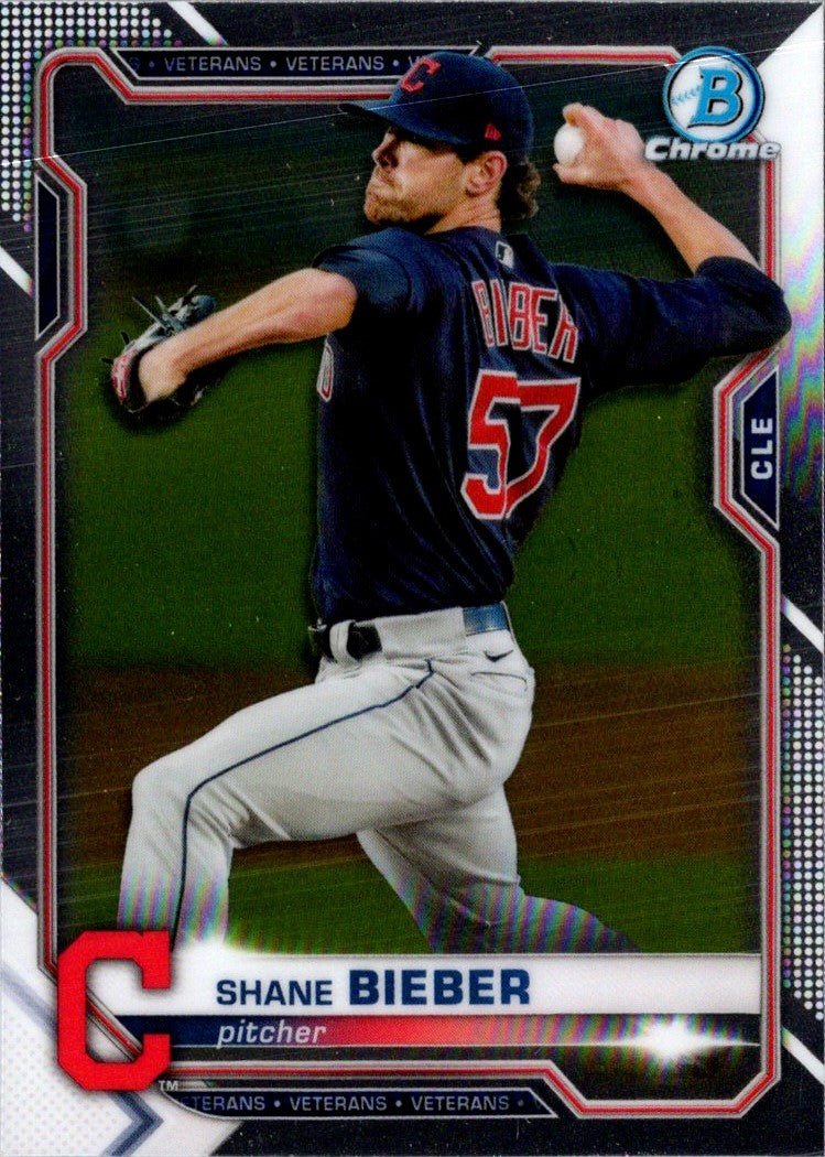 2021 Bowman Chrome Shane Bieber