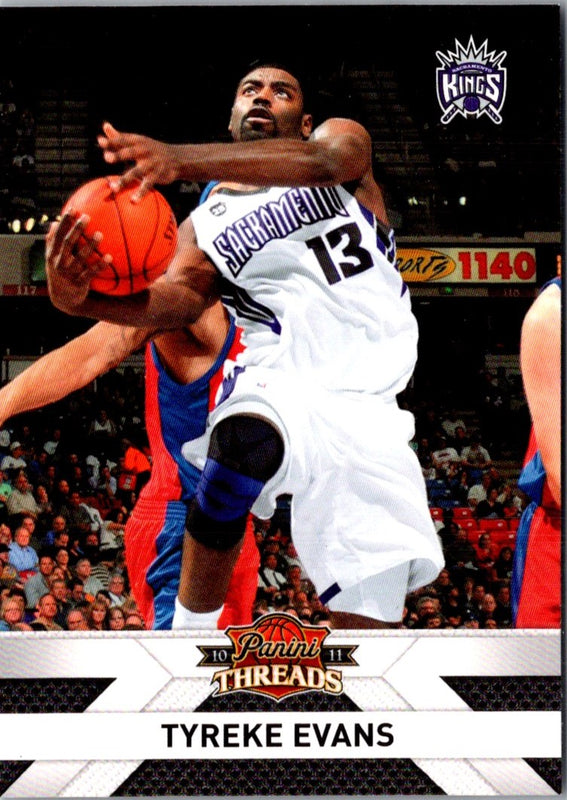 2010 Panini Threads Tyreke Evans #72