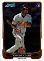 2012 Bowman Draft Picks & Prospects Chrome Xavier Avery #34