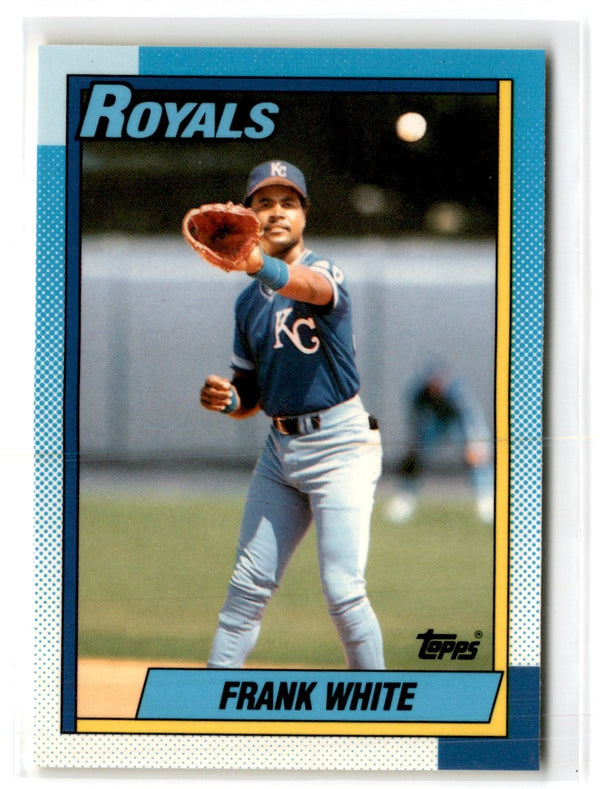 1990 Topps Tiffany Frank White #479