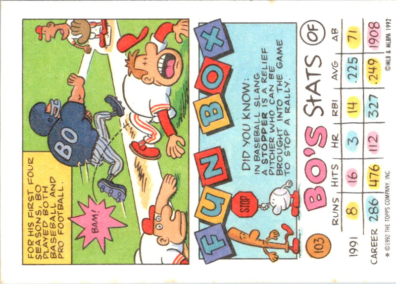 1992 Topps Match the Stats Game Match the Stats Game Card