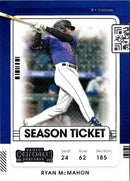 2021 Panini Contenders Blue Ryan McMahon