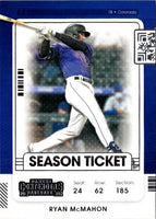 2021 Panini Contenders Blue Ryan McMahon #67