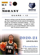 2021 Panini Flawless Collegiate Ja Morant