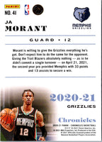 2021 Panini Flawless Collegiate Ja Morant #41