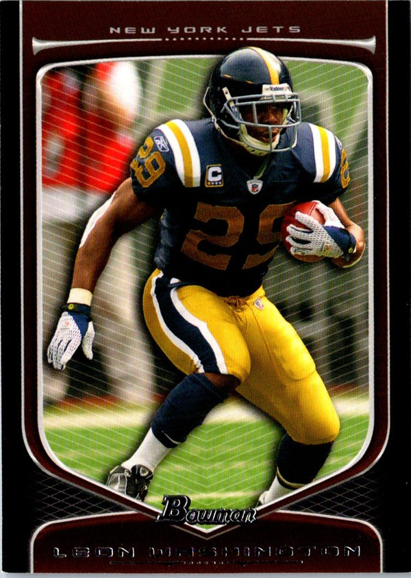 2009 Bowman Chrome Leon Washington #40