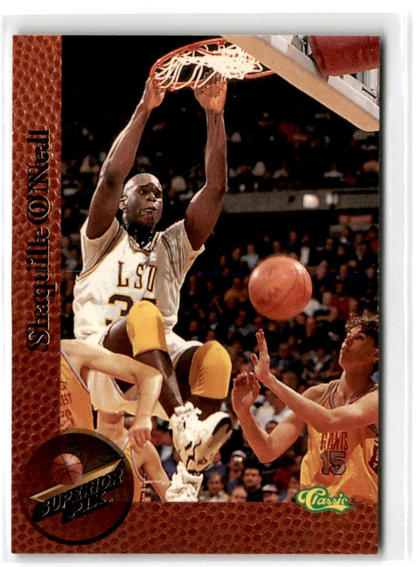 1995 Classic Superior Pix Shaquille O'Neal #74