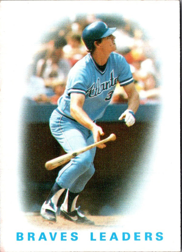 1986 Topps Braves Leaders (Dale Murphy) #456