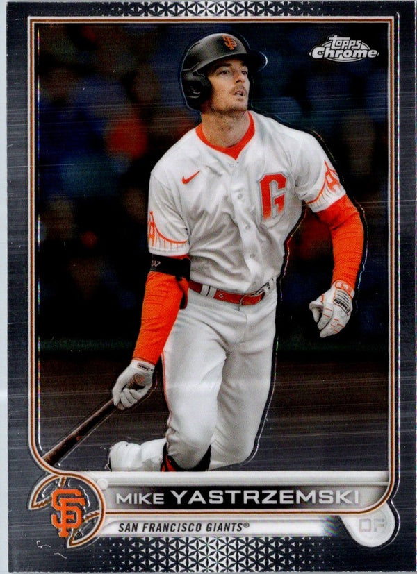 2022 Topps Chrome Mike Yastrzemski #18