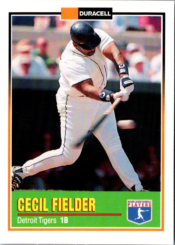 1993 Duracell Power Players I Cecil Fielder #23