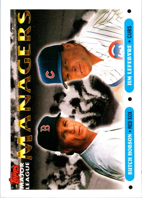 1993 Topps Butch Hobson/Jim Lefebvre #502