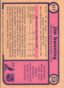 1982 O-Pee-Chee Jim Benning