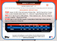 2015 Bowman Draft Picks & Prospects Brett Lilek #61