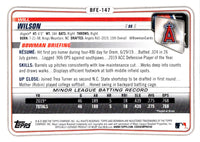 2020 Bowman 1st Edition Will Wilson #BFE-147